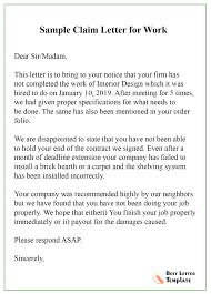 The person needs to resolve an issue such as acting on a contract they agreed upon. Insurance Claim Letter Of Demand Template