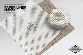 Download Burger Paper Liner Packaging Mockup Paper Liner Packaging Mockup Burger Packaging