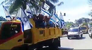 Hasil gambar untuk konvoi bendera israel