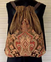 Hang 'em on walls, drape 'em on beds, divide a room, hide your secret stuff. Backpack In Brown And Rust Tapestry Brown By Piperscrossing 45 00 Eclectic Clothes Boho Backpack Brown Backpacks