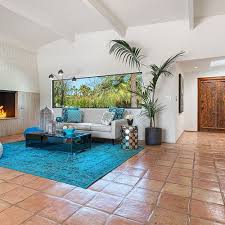 Saltillo Tile Ideas Pictures Remodel And Decor Living Room Decor Modern Tile Floor Living Room Home