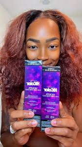 Sallys Purple for Dark Hair Color