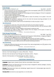 A project manager resume template that proves you deliver. 2 Project Manager Cv Examples Illustrated Cv Writing Guide Cv Nation