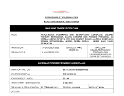 Pastikan para pelawat melapor diri dulu sebelum masuk ke sekolah. Official Portal Perbadanan Stadium Malaysia Laporan Keputusan Sebutharga Pembaikan Menaiktaraf Longkang Laluan Konkrit Bertangga Lantai Konkrit Pondok Pengawal Di Klsc Konkrit Susur Jalan Di Kssw Serta Kerja Kerja Lain