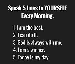 I Am The Best I Can Do It God Is Always With Me I Am A Winner Today Is My Day I Am A Winner Daily Inspiration Quotes Touching Words