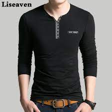 Our longtail t shirts are extra long, and have you covered in more ways than one. Liseaven Men V Neck Full Sleeve T Shirt Slim Fit Tshirt Brand New Tops Tees Cotton T Shirts Cotton T Shirt Brand Tshirttshirt Brand Aliexpress