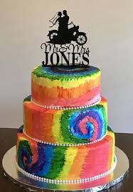 Tie Dye Wedding Cake Cake Desserts Wedding Cakes