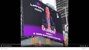 Manhattan views by times square sights. Santiago De Cali On Twitter Pa Que Se Rian Esa Tendencia De La Liendra Por Haber Salido En Una Pantalla En Times Square Es Puro Publianuncio Que Saca La Empresa Representante De