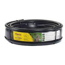 What are the shipping options for black landscape edging? Vigoro 20 Ft X 0 5 In X 4 5 In Black Plastic Lawn Edging Vig 20c The Home Depot