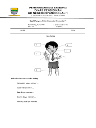 Pada kesempatan kali ini bangsoal akan memberikan soal ulangan akhir semester (uas) bahasa sunda kelas 4 sd. Soal Uas Bahasa Sunda Kelas 1 Smtr 1