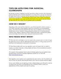 Do you know how to write a cover letter? Tips On Applying For Judicial Clerkships Blogs Widener Law