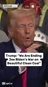 President Donald Trump has signed a new executive order declaring coal a  critical mineral, in a move aimed at reviving the coal industry and  boosting domestic energy production., “We are ending Joe ...