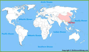 Taiwan Location On The World Map World Map Asia Map Location Map