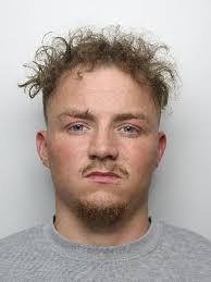 Moment reckless idiot flees police