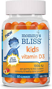 Are you getting enough sun? Amazon Com Mommy S Bliss Kids Vitamin D3 Gummies 1000 Iu Of Vitamin D3 Supports Immunity Healthy Bone Growth Gelatin Free 1g Of Sugar Ages 2 Years Peach Mango Strawberry Flavors 60