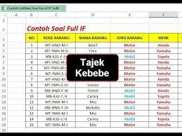 We did not find results for: Tajek Kebebe Penjelasan Contoh Soal Latihan Excel Full If Sulit Banget Youtube