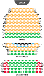 Headout West End Guide Gielgud Theatre Seating Plan