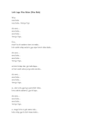 Manchester malaysian night 2012 dikir barat di atas kayangan. Lirik Lagu Wau Bulan