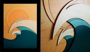 Not available at clybourn place. The Inertia Surf Artist Creates Ocean Inspired Wood Wall Sculptures