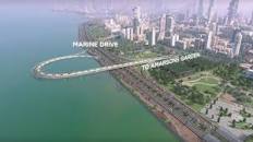 Image result for mumbai coastal road