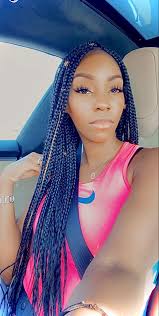 Singles Black And Blue Braids Black Hair Styles Braids Singles Makeup Hair Jewelry Braided Styles Black Hair Box Braids