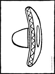Download sombrero coloring page and use any clip art,coloring,png graphics in your website, document or presentation. Sombrero Kiddicolour