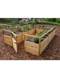 outdoor living raised garden bed 8 x 12 gardener s supply in 2021 cedar raised garden beds cedar raised garden raised garden