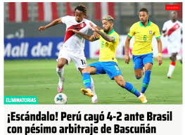 Julio bascuñán y la controversial carrera del árbitro chileno. Peru Brasil Prensa Peruana Contra Julio Bascunan Tras Polemico Var En Penal De Neymar Para El Triunfo A Brasil Redgol