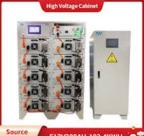 512V 200AH High Voltage Cabinet Solar Energy Battery