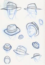 Fedora Practice By Expression On Deviantart Drawing Hats Art Reference Photos Drawing Sketches