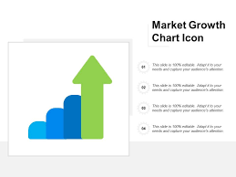 Market Growth Chart Icon Powerpoint Presentation Designs