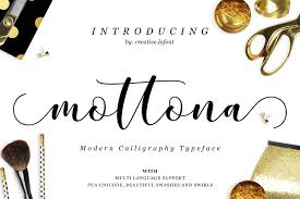 Detailed information about the hiyida script demo font. Mottona Script 9059 Calligraphy Font Bundles