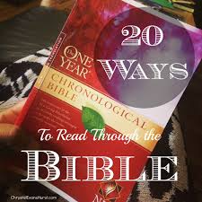 Many people already know some bible verses and they. 20 Ways To Read Through The Bible Chrystal Evans Hurst