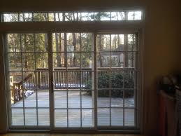 This beautiful three panel glass sliding door comes fully built with engineered wood rails and tempered glass panels. Global Home Improvement Replacement Doors Photo Album Sliding Patio Door Installation In Bernardsville Nj