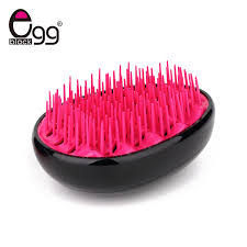 Straight, wavy, curly, and coily hair texture: Tangle Hair Brush Egg Shape Hairbrush Anti Static Styling Tools Hair Brushes Detangling Comb Salon Hair Care Comb For Travel Hair Brush Hair Brush Detanglersalon Hair Aliexpress
