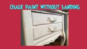 Maybe you would like to learn more about one of these? Chalk Paint Wet Distress No Sanding Best Way To Wet Sand Chalkpaint Distressing Hack Youtube