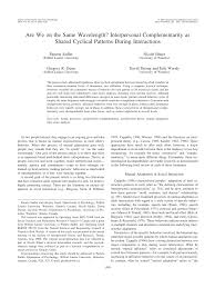 Pamelarf1 founder of @naturally_pam pamela_reif@icloud.com all links / imprint ⬇️ www.pamelareif.com. Pdf Are We On The Same Wavelength Interpersonal Complementarity As Shared Cyclical Patterns During Interactions