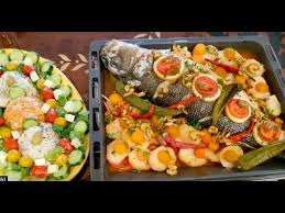 Repas Complet Avec Bar Au Four Salade Crudite Et Dessert Rapide وجبة سريعة وتحلية في 5دقائق Youtube Repas Facile Salade De Crudites Repas