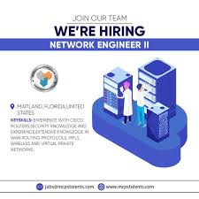 Hiring Network Engineer Ii In Florida Network Engineer Engineering Activities Engineering Jobs
