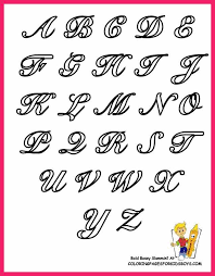 Uppercase Cursive Letters Bio Letter Format