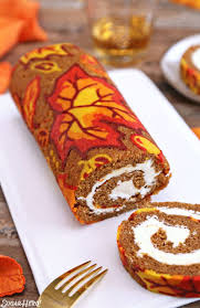 Patterned Pumpkin Roll Sugarhero Pumpkin Roll Pumpkin Rolls Recipe Jelly Roll Cake