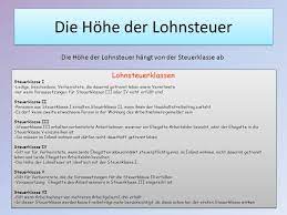 Das abgabensystem des deutschen fiskus ist für viele steuerzahler ein buch mit sieben siegeln. Die Lohnsteuer Ppt Video Online Herunterladen