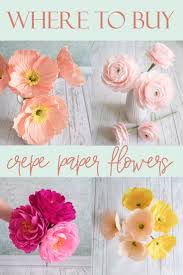 You can follow these simple step by step crepe paper geranium paper flowers home decor weddings | etsy. Where To Buy Crepe Paper Flowers On Etsy Happy Happy Nester