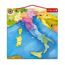 1888 karten zur geschichte italiens alte landkarte antique map litho. Magnetische Landkarte Italien 20 Teile Holz