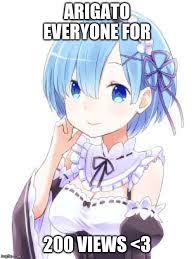 Смотрите короткие видео по теме #arigato в tiktok (тикток). Image Tagged In Rem Happy Anime Imgflip