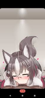 dark-skinned male, deepthroat, 1boy, pubic hair, animal ear fluff - Anime  R34
