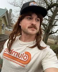 Hi. Pall Malls or Marlboro? #whiskey #bent #mullet #wig #mustache #peace  #marlboro #pallmall #cigarette