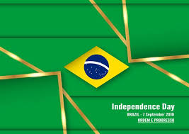 Ilustração vetorial para o dia da independência de Brasil em 7 de setembro  para o fundo comemorado. Em português chama-se &#39;Dia da  Independência&#39;. - Download de Vetor