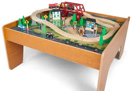 Imaginarium Train Set With Table 55 Piece Gift Your Boy In 2018 Imaginarium Wooden Train Set Wooden Train Table Train Set Table