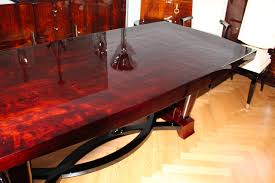 A perfect way to add a luxurious touch to your dining room. An Important Art Deco Dining Table Art Deco Annette Stern Art Deco Furniture Lamps Accessories In Mannheim